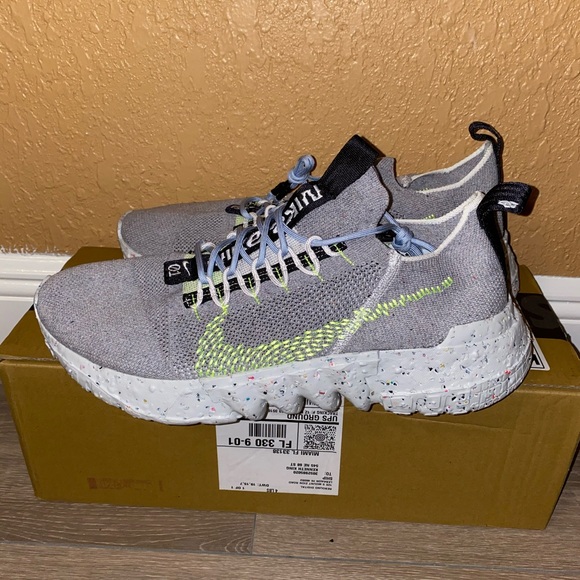 Nike Space Hippie 01 Grey Volt Size 15 - Picture 4 of 5